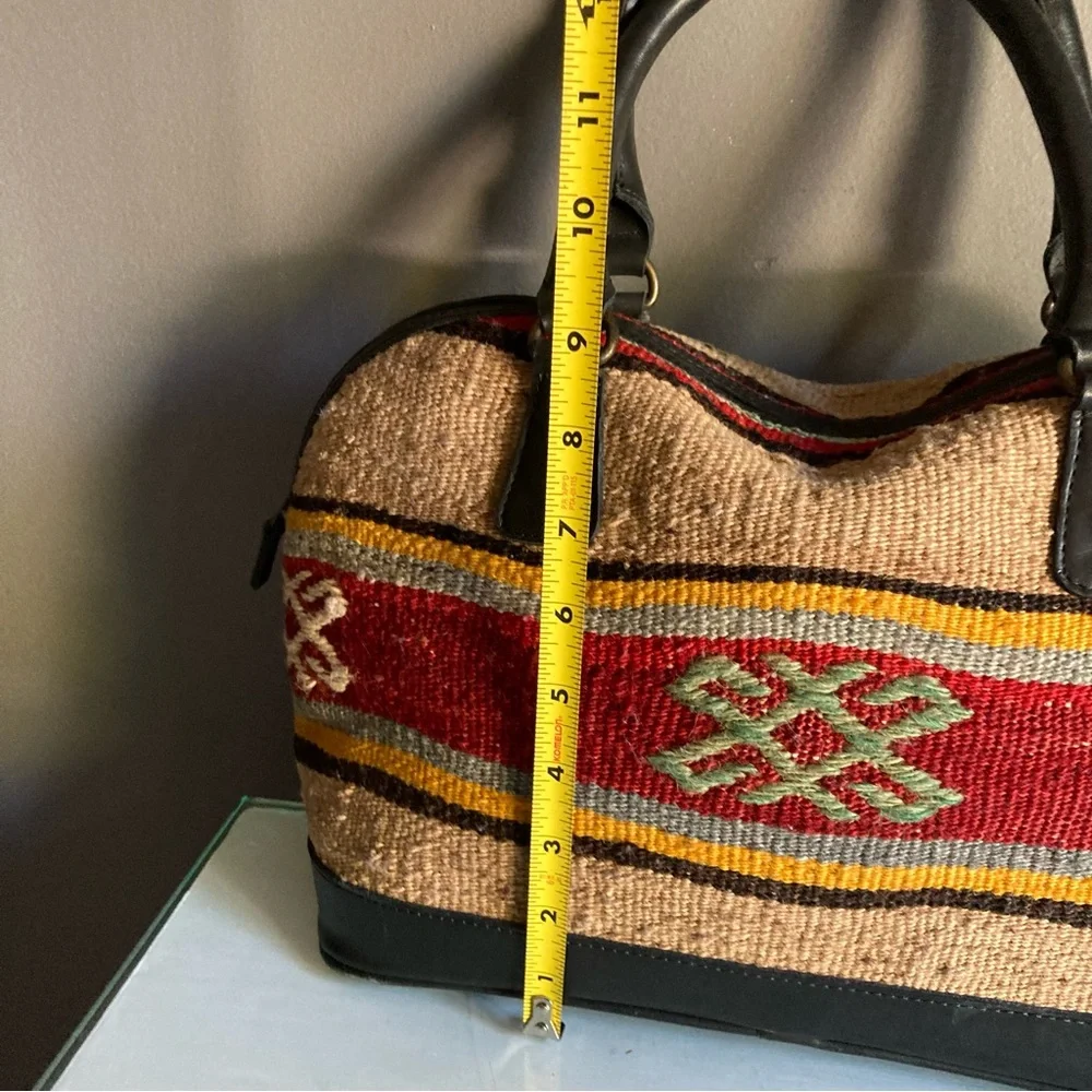 Woven Wool & Leather The Loom Alaska Shoulder Bag